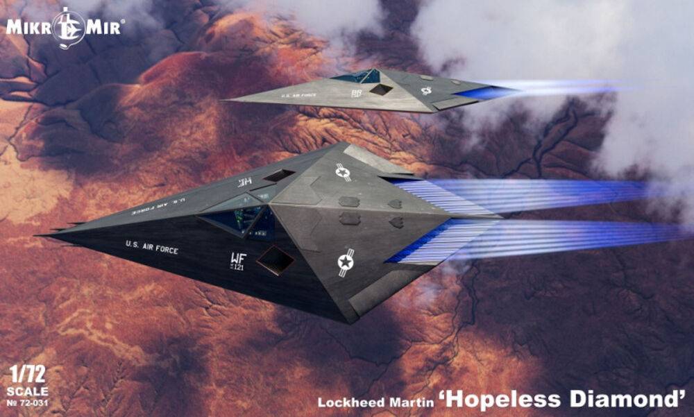 Micro Mir AMP MM72-031 - Lockheed Hopeless Diamond Experimental Stealth Concept | Modellbau