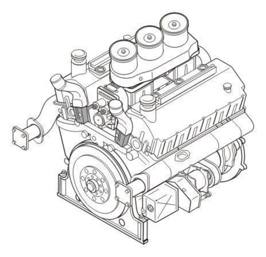 CMK 129-3128 - 1:35 Maybach HL 230 P45 - Ger. tank engine Modellbau