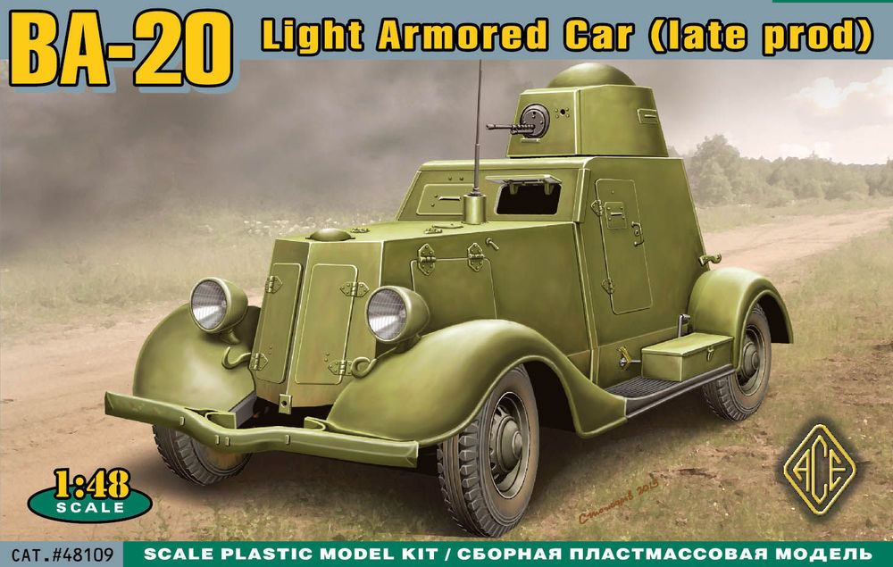 ACE ACE48109 - BA-20 light armored car,late prod. in 1:48 | Modellbau