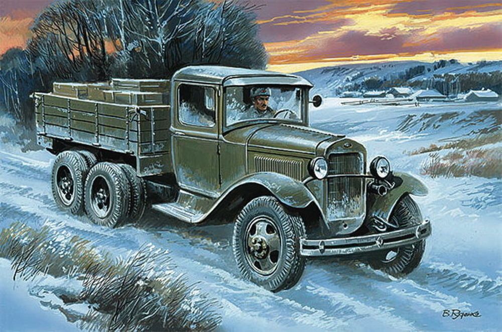 Unimodels UM503 - 1:48 Soviet truck GAZ-AAA | Modellbau