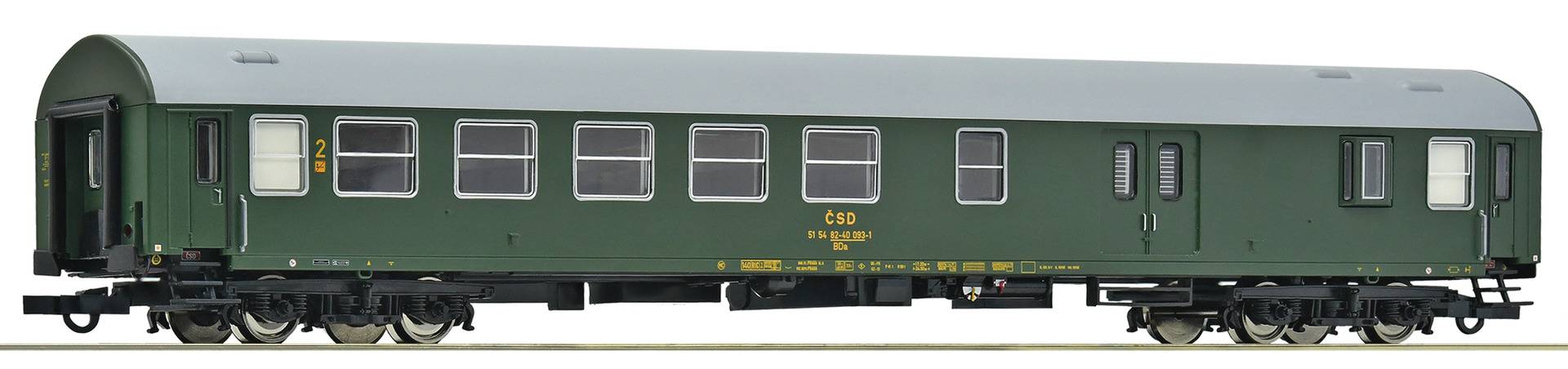 Roco H0 (1:87) 6200168 - Reisezugwagen 2. Klasse/Gepäck, CSD | Modellbahn | Modelleisenbahn