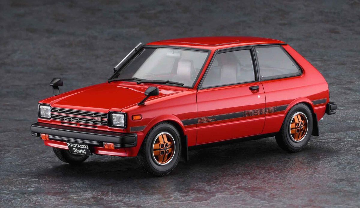 Hasegawa 621163 - 1/24 Toyota Starlet KP 61 S, 1980 | Modellbau
