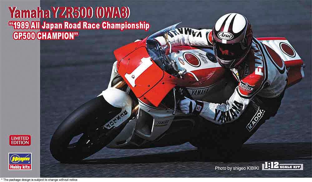Hasegawa 621738 - 1/12 Yamaha YZR500 0WA8, 1989 All Japan Road RaceChampionship GP 500 | Modellbau