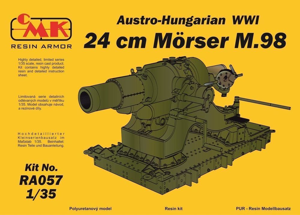 CMK 129-RA057 - Austro-Hungarian WWI 24cm Mörser M.98 in 1:35 | Modellbau