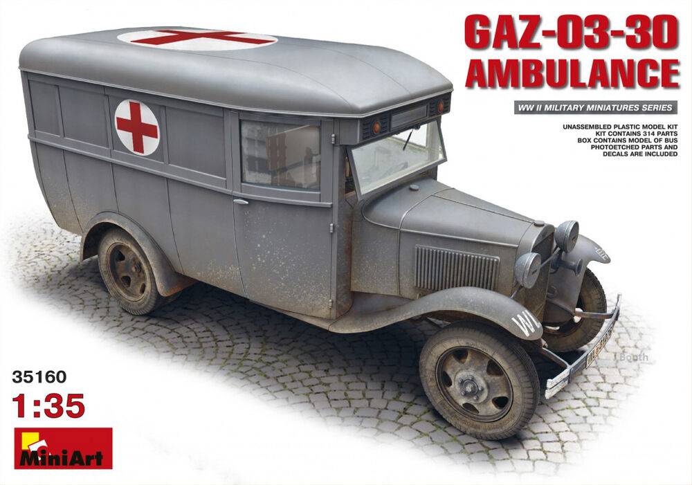 MiniArt 35160 - GAZ-03-30 Ambulance | Modellbau