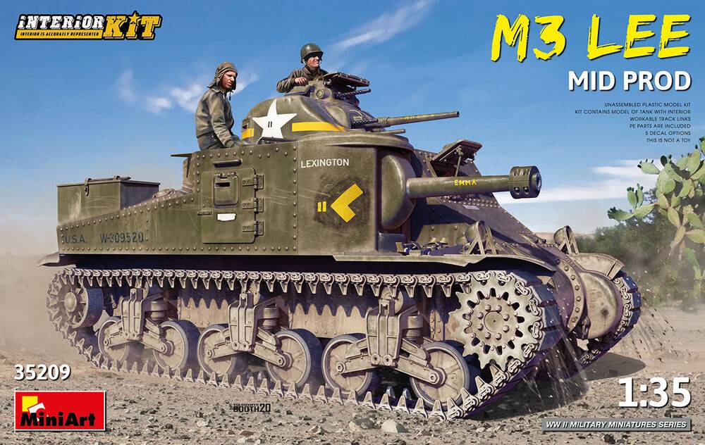 MiniArt 35209 - M3 Lee Mid Prod. Interior Kit | Modellbau
