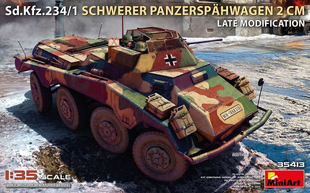 MiniArt 35413 - Sd.Kfz.234/1 Schwerer Panzersp?hwagen (2 cm). Late Mod | Modellbau