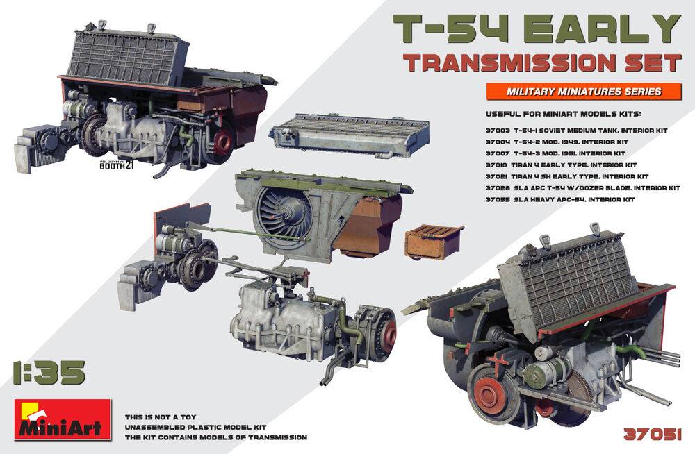 MiniArt 37051 - T-54 Early Transmission Set | Modellbau