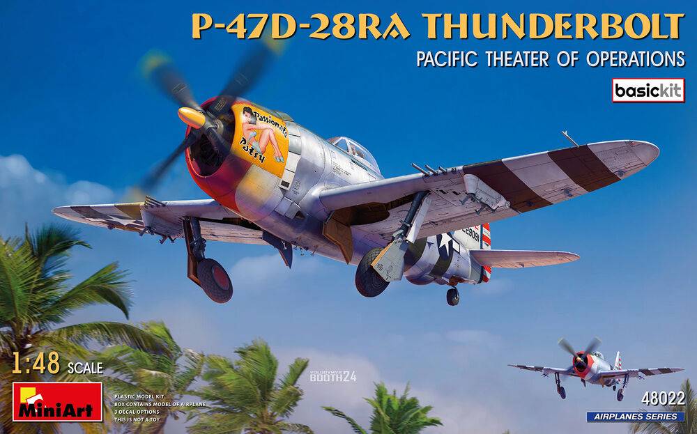 MiniArt 48022 - P-47D-28RA Thunderbolt. Pacific Theater of Operations. Basic Kit | Modellbau