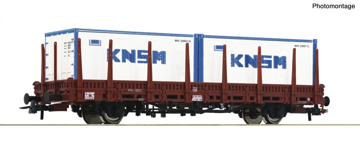 Roco H0 (1:87) 6600152 - Steckrungenwagen, NS | Modellbahn | Modelleisenbahn