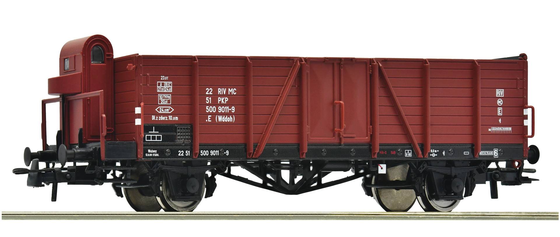 Roco H0 (1:87) 6600217 - Offener Güterwagen, PKP | Modellbahn | Modelleisenbahn
