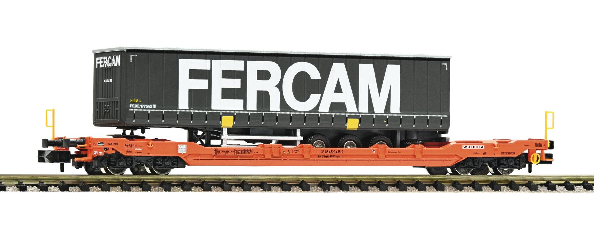 Fleischmann N 6660040 - Taschenwagen T5, Wascosa | Modellbahn | Modelleisenbahn