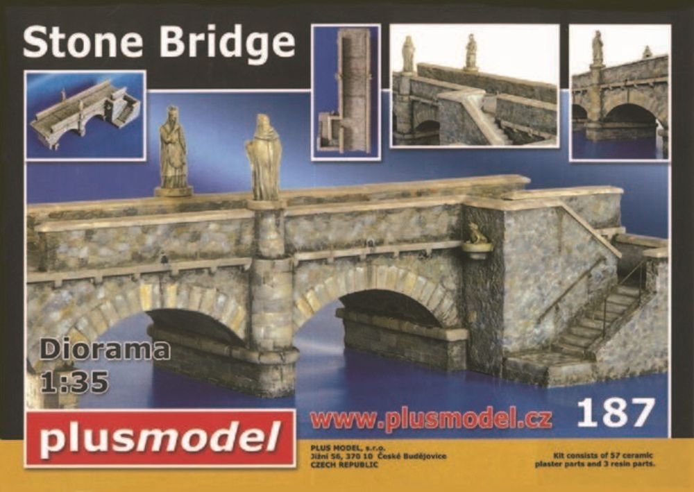 Plus model 187 - Steinbrücke in 1:35 | Modellbau
