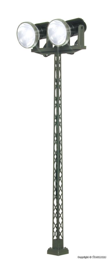 Viessmann TT 6932 - Flutlichtstrahler doppelt, 2 LEDs weiß | Modellbahn | Modelleisenbahn
