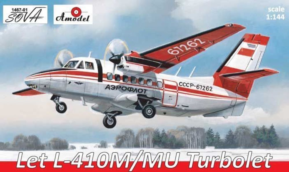 Amodel AMO1467-01 - 1:144 Let L-410M/MU Turbolet | Modellbau