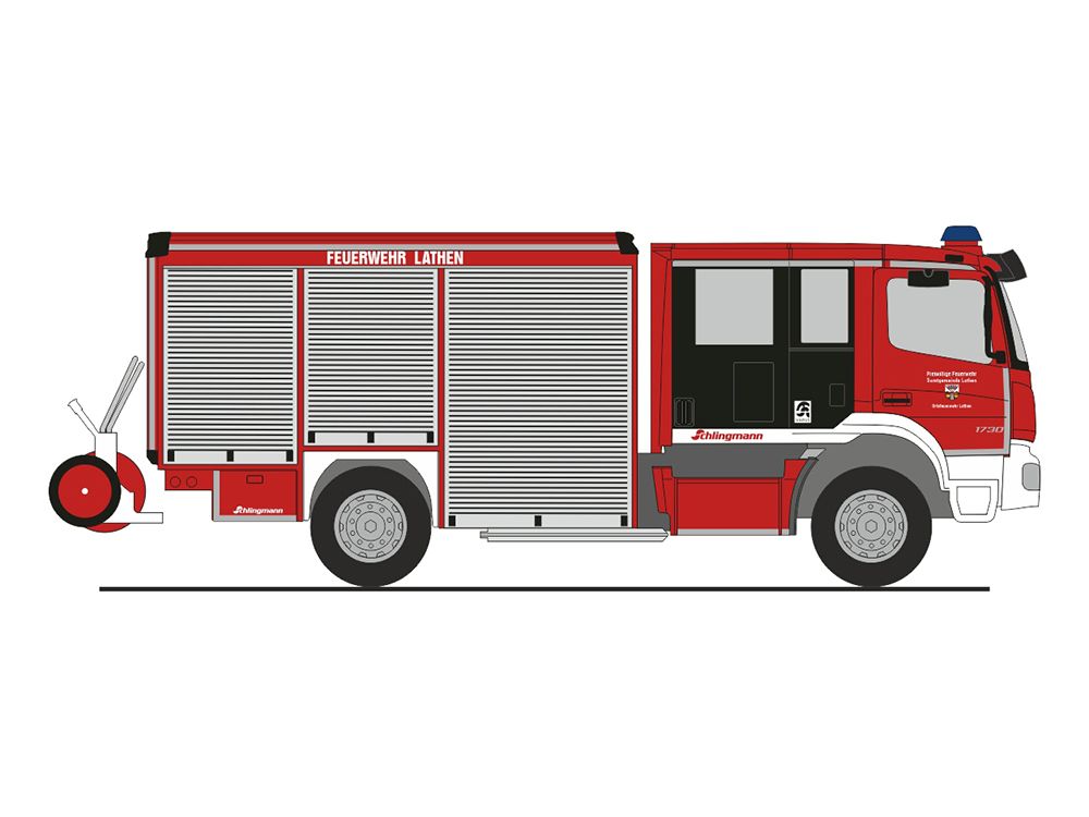 Rietze H0 (1:87) 72947 - Schlingmann Varus HLF FW Lathen, 1:87 | Modellbahn | Modelleisenbahn