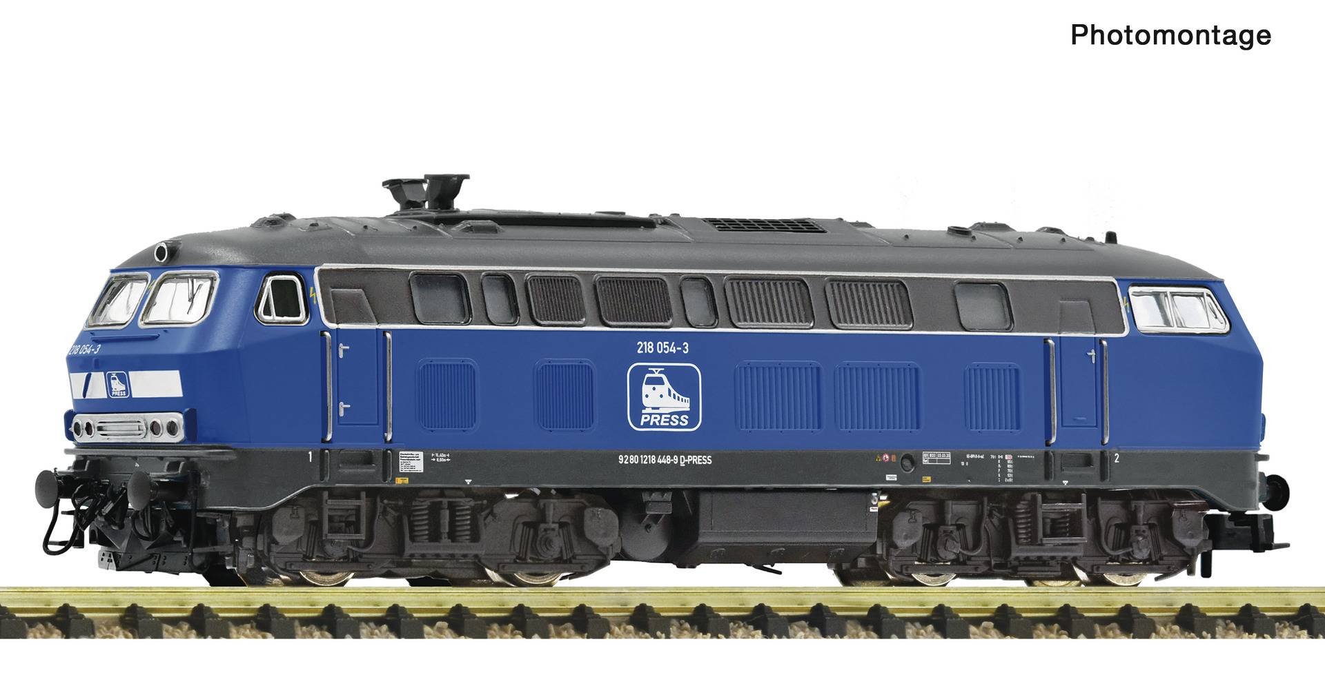 Fleischmann N 7360022 - Diesellokomotive 218 054-3, PRESS | Modellbahn | Modelleisenbahn