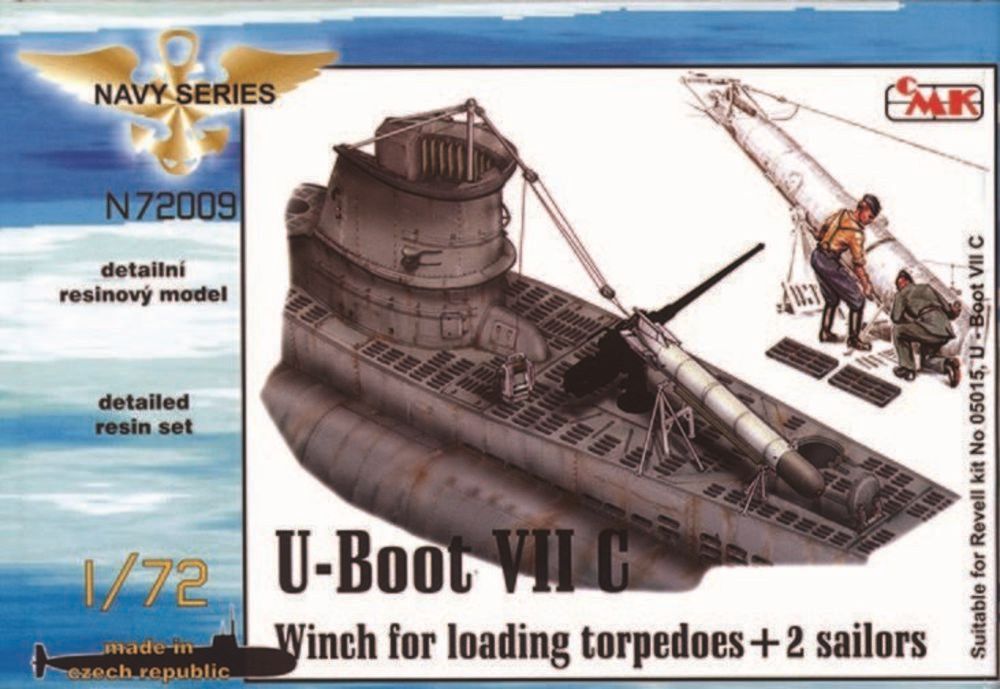 CMK 129-N72009 - U-Boot Typ VII C Torpedowinsch für Revell-Bausatz | Modellbau