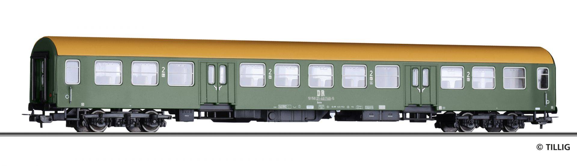 Tillig H0 (1:87) 75005 - Reisezugwagen der DR | Modellbahn | Modelleisenbahn