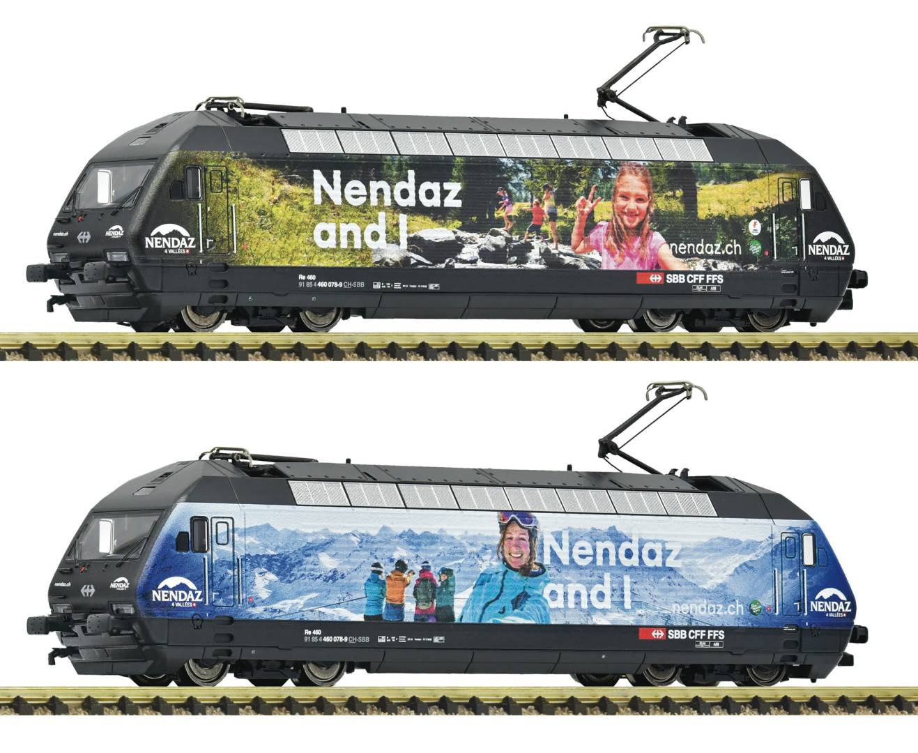 Fleischmann N 7560053 - Elektrolokomotive 460 078-9 "Nendaz", SBB | Modellbahn | Modelleisenbahn