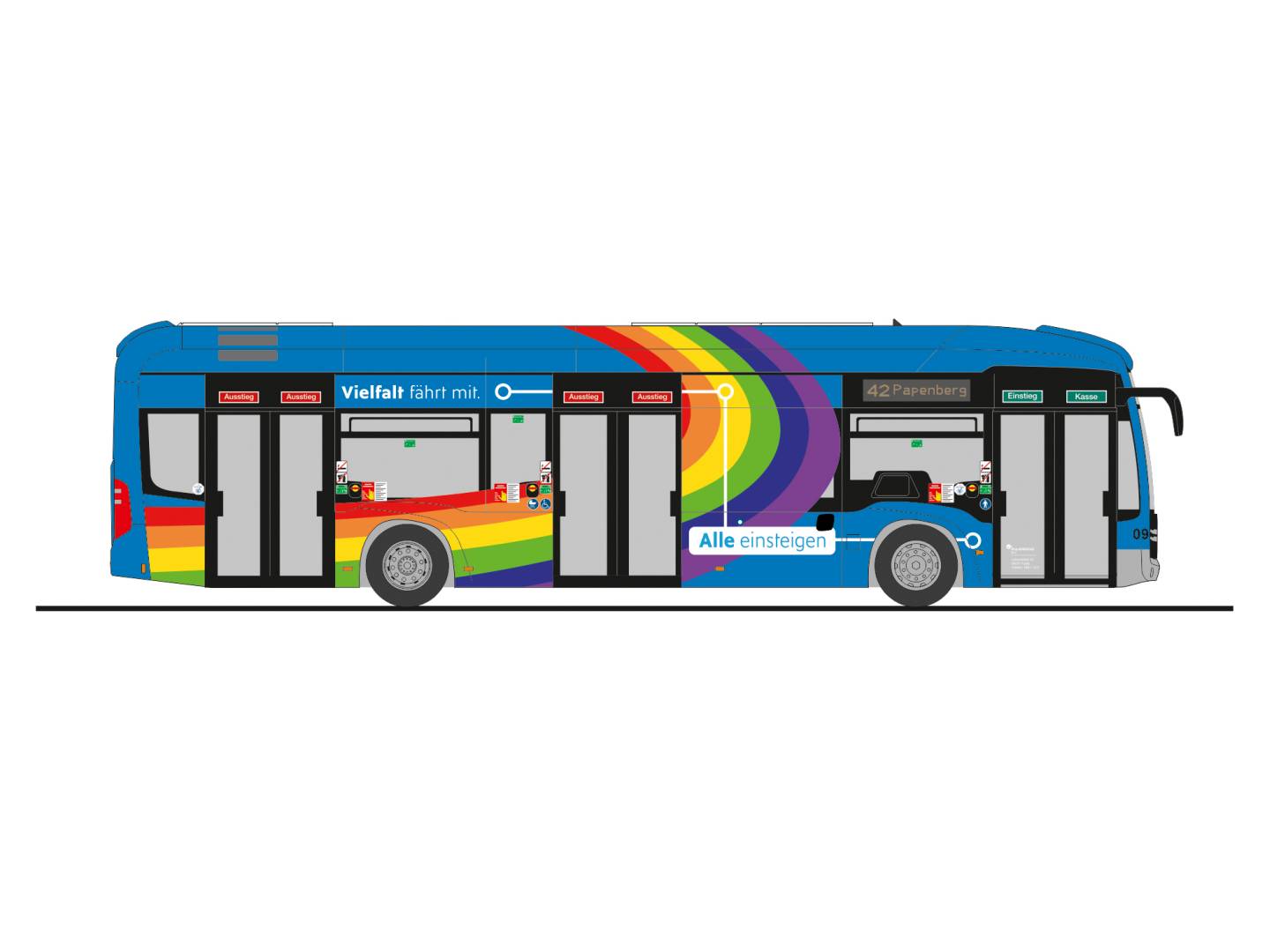 Rietze H0 (1:87) 75614 - Mercedes-Benz eCitaro GöVB Göttingen, 1:87 | Modellbahn | Modelleisenbahn