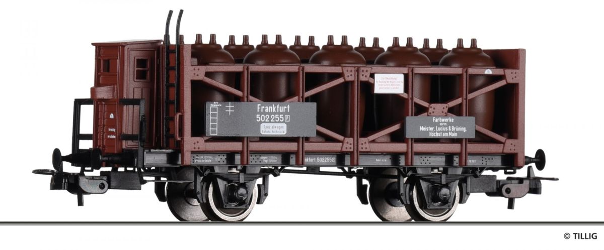 Tillig H0 (1:87) 77012 - Säuretopfwagen K.P.E.V. | Modellbahn | Modelleisenbahn
