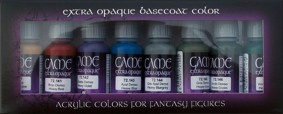 Vallejo 772294 - Farb-Set, Extra dichte Farben, 8 x 17 ml | Modellbau