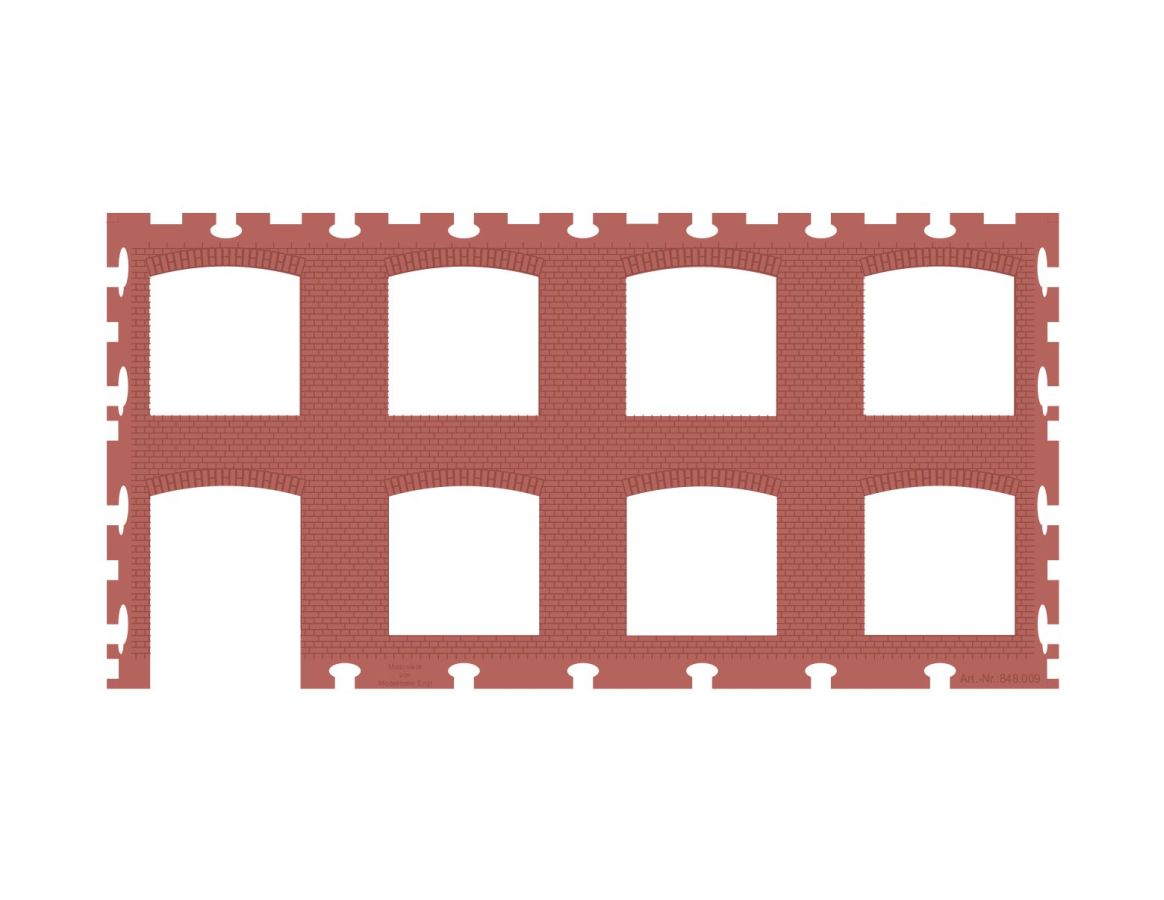 Modusteck 0 848009.1 - Element 4 240 x 120 mm | Modellbahn | Modelleisenbahn