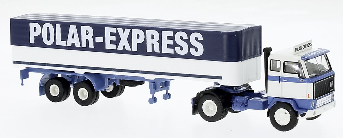 Brekina H0 (1:87) 85671 - Volvo F 89 PP-SZ, Polar Express, 1972 | Modellbahn | Modelleisenbahn