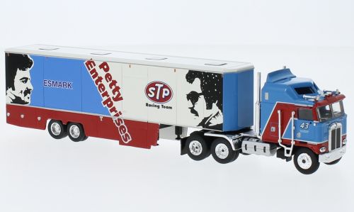 Brekina H0 (1:87) 85736 - Kenworth K 100 Aerodyne Rennt | Modellbahn | Modelleisenbahn