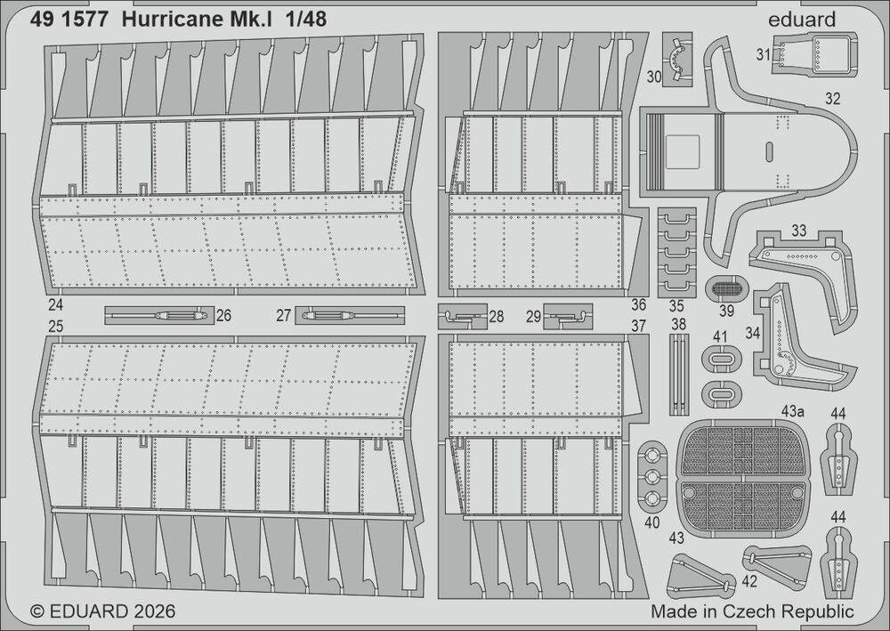 Eduard Accessories 491577 - Hurricane Mk.I for Arma Hobby | Modellbau