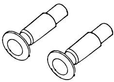 Weinert 86152 - Großpackung gewölbte, nicht durchstoßende Federpuffer mit 4,3 mm Durchmesser | Modellbahn | Modelleisenbahn