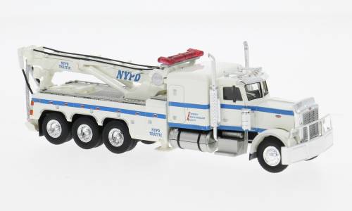Brekina H0 (1:87) 86276 - Brekina, Peterbilt 359 Abschleppwagen, 1973, NYPD, 1:87 | Modellbahn | Modelleisenbahn