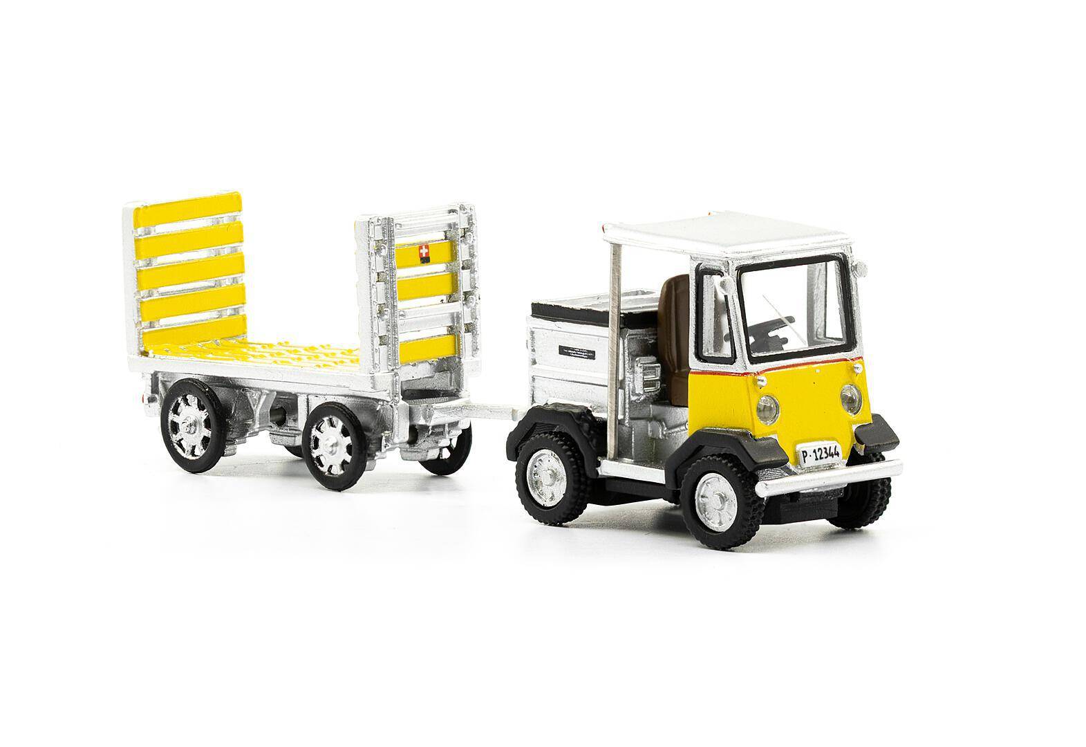 ACE Collectors H0 (1:87) 888701 - 1/87 PTT Elektro-Schlepper Nefag mit Anhänger, TR-5047e | Modellbahn | Modelleisenbahn