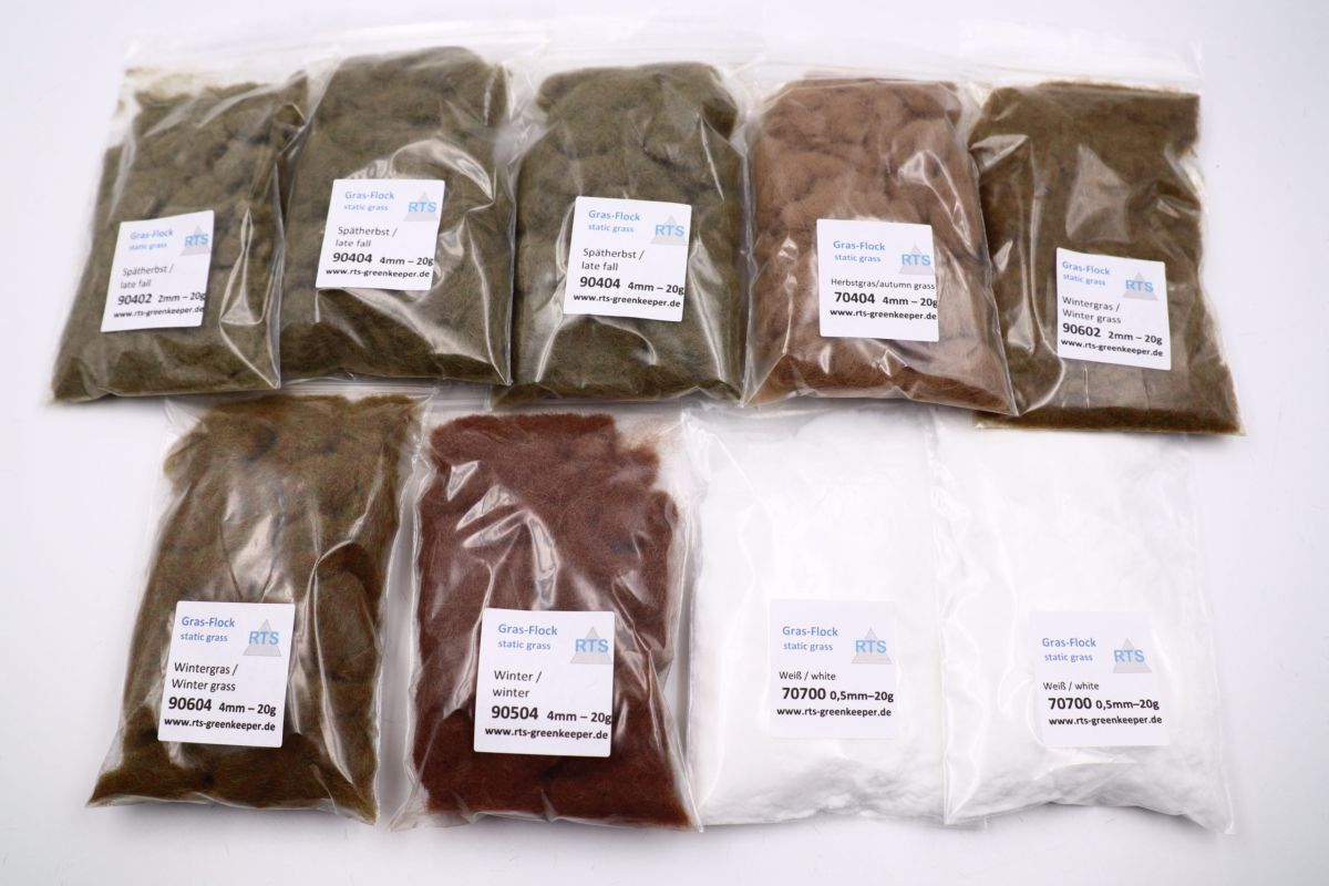 RTS 91043 - RTS Gras-Flock-Set Winter | Modellbahn | Modelleisenbahn