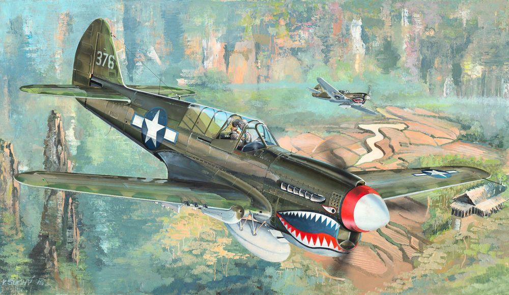 Trumpeter 02212 - 1:32 P-40N War Hawk | Modellbau