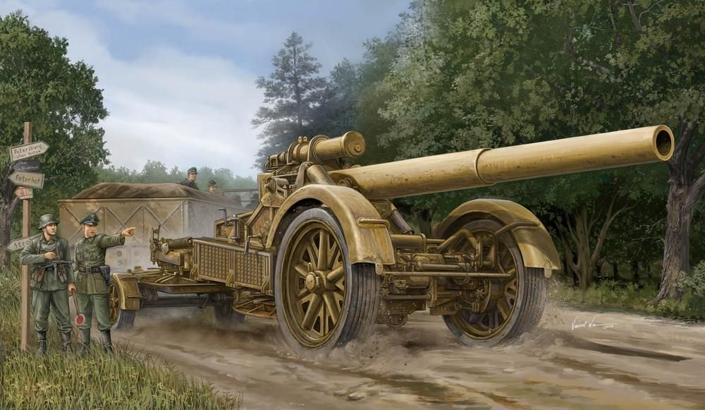 Trumpeter 02314 - 1:35 German 21cm Morser 18 Heavy Artillery | Modellbau