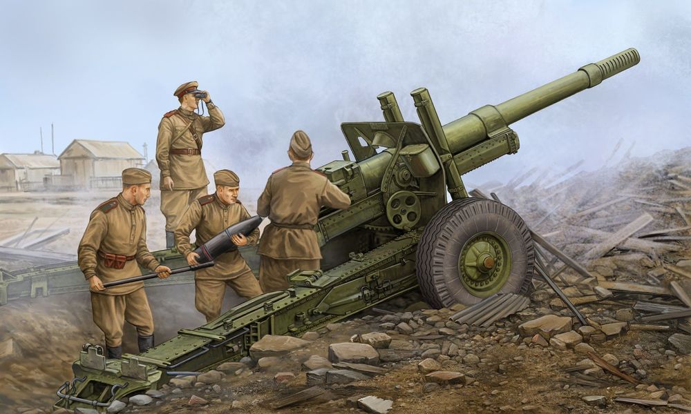 Trumpeter 02324 - 1:35 Soviet ML-20 152mm Howitzer M-46 Carriag | Modellbau