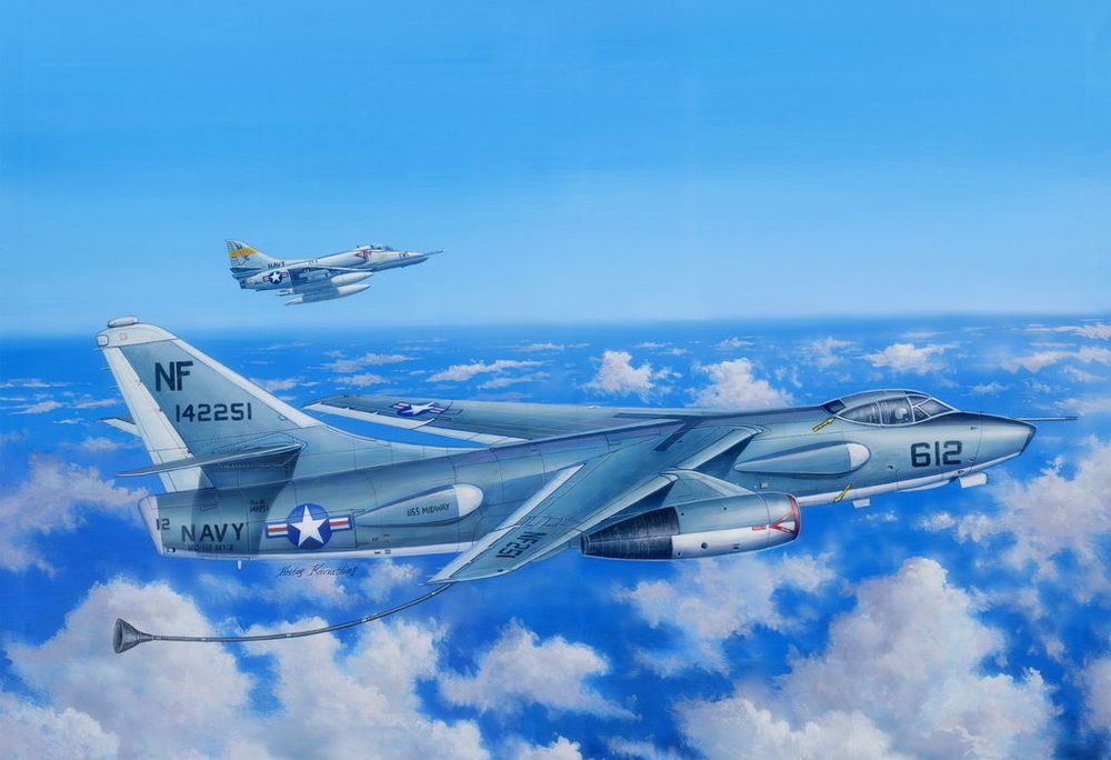 Trumpeter 02872 - 1:48 EKA-3B Skywarrior Strategic Bomber | Modellbau