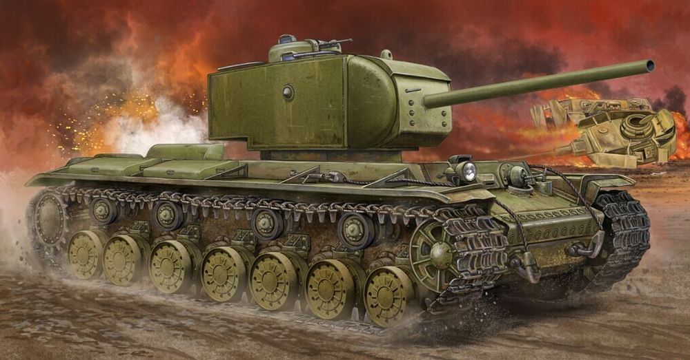 Trumpeter 05553 - 1:35 KV-220 Russian Tiger Super Heavy Tank | Modellbau