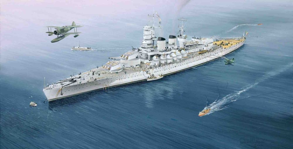 Trumpeter 05779 - Italian Navy Battleship RN V.Veneto 1940 | Modellbau