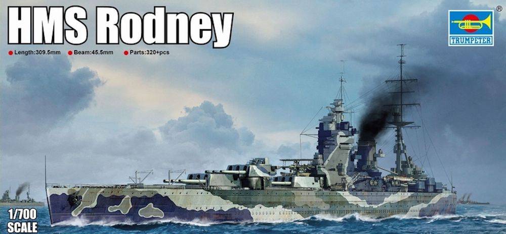 Trumpeter 06718 - HMS Rodney | Modellbau