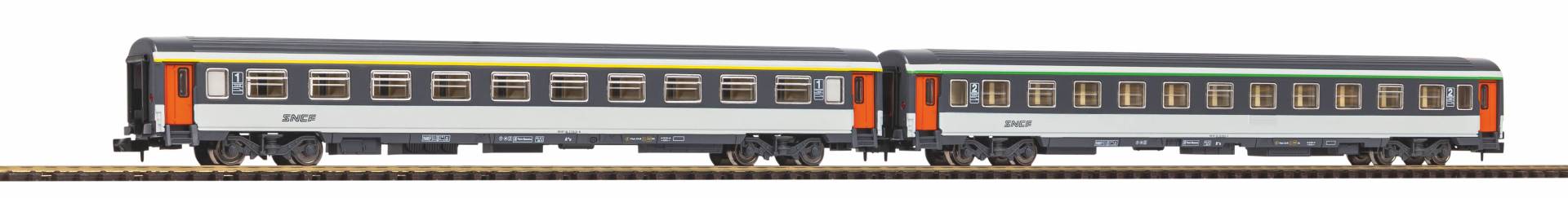 Piko N 94505 - 2er Set Abteilwagen 1. Klasse + 2. Klasse SNCF IV/V | Modellbahn | Modelleisenbahn