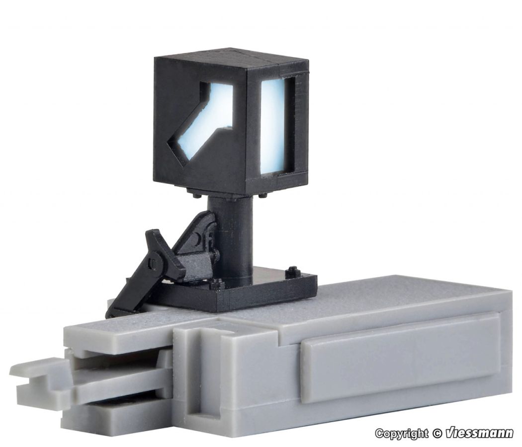 Viessmann 0 9565 - Weichenlaterne mit Adapter für Universalantrieb 4560 | Modellbahn | Modelleisenbahn