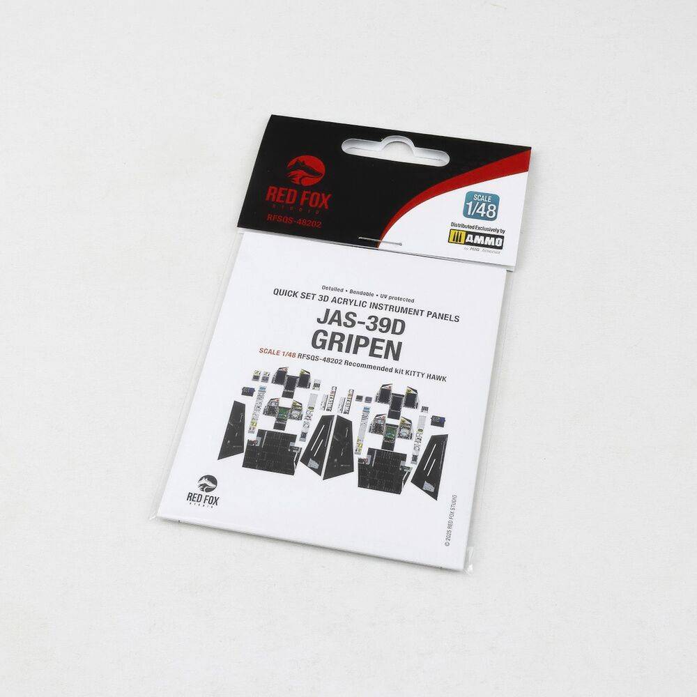 Red Fox Studio RFSQS-48202 - Jas-39D Gripen for Kitty Hawk | Modellbau