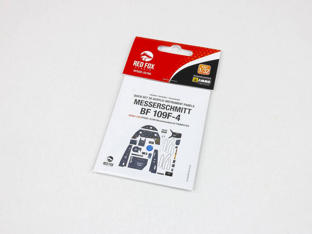 Red Fox Studio RFSQS-32196 - Messerschmitt Bf 109F-4 for Trumpeter | Modellbau