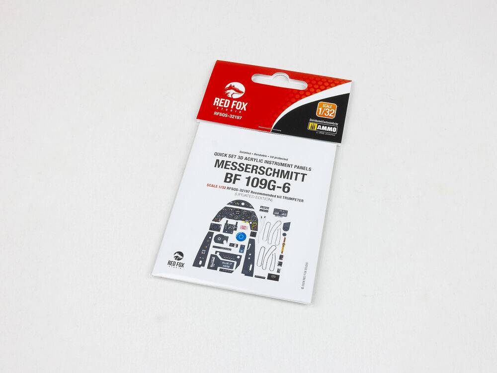 Red Fox Studio RFSQS-32197 - Messerschmitt Bf 109G-6 Updated version for Trumpeter | Modellbau