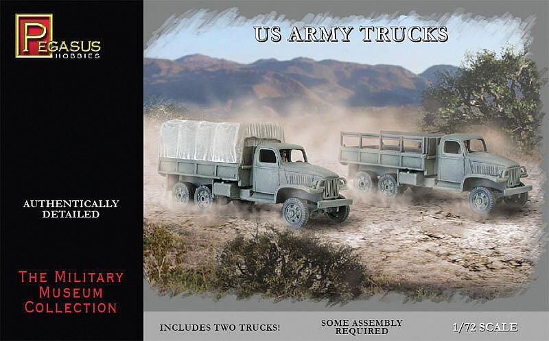 Pegasus 957651 - 1/72 WW II US Army Trucks, 2 Bausätze | Modellbau