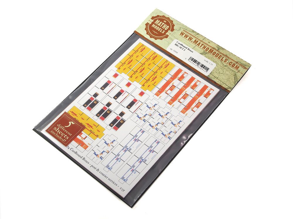 Matho Models 35091 - Cardboard Boxes - BIG SET 2 | Modellbau