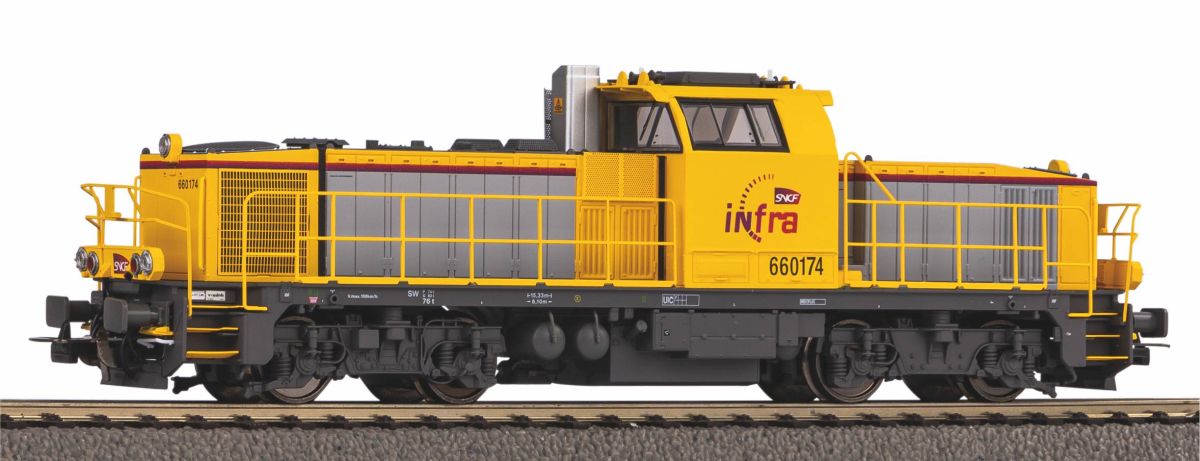 Piko H0 (1:87) 96488 - Diesellok BB 60000 Infra SNCF VI | Modellbahn | Modelleisenbahn